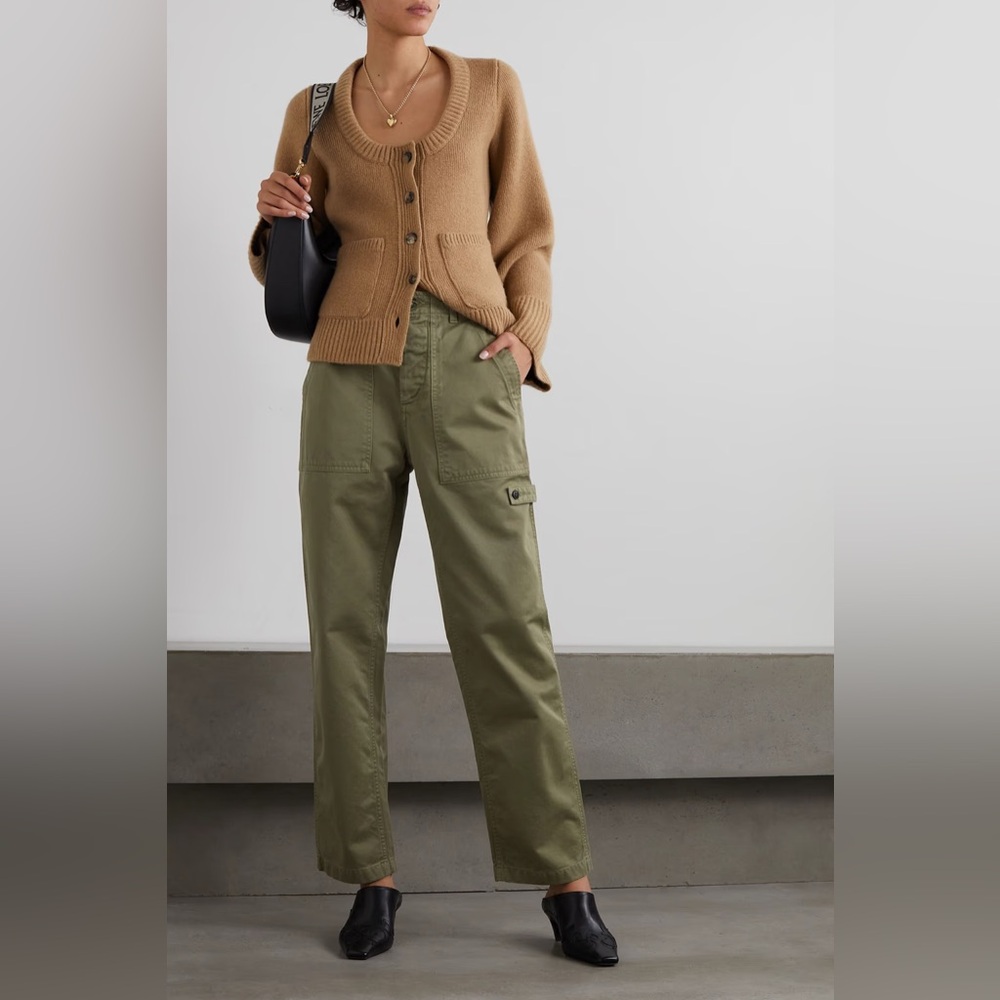 FORTELA
Jerry cotton-twill straight-leg cargo pants